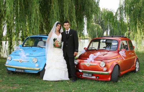 fotografo matrimonio: gli sposi in 500