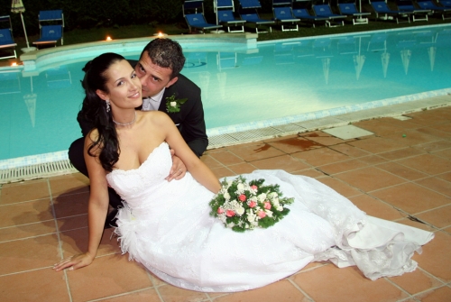 fotografia di matrimonio in notturna