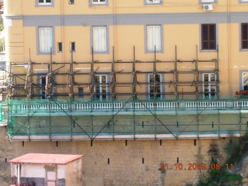 ponteggio a sbalzo
