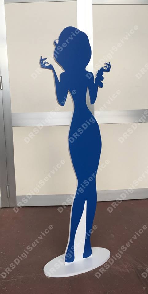Sagoma silhouette donna in forex 2cm