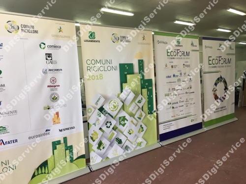espositore roll up 150x220cm