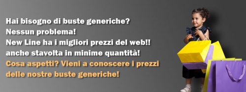 Buste di carta generiche minime quantità consegna 24 ore