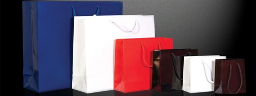 Buste di carta patinata personalizzate con plastificazione lucida