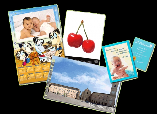 calendari e biglietti personalizzati