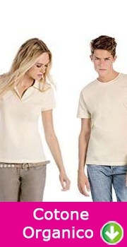 magliette uomo donna in cotone organico