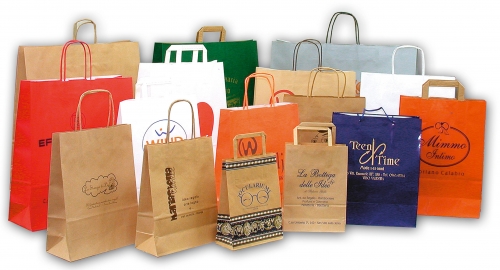 Shoppers personalizzati piccole quantità.
