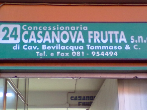 CASANOVA FRUTTA SNC  STAND 24