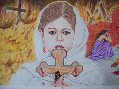 "le persecuzioni di oggi" cm 33 x 24