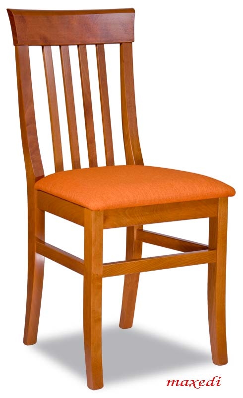 sm002 sedia faggio vari colori imbottita varie stoffe o sedile legno