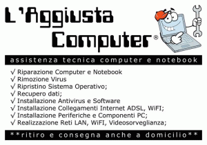 aggiusta computer, assistenza informatica, riparazioni economiche L'AGGIUSTA COMPUTER