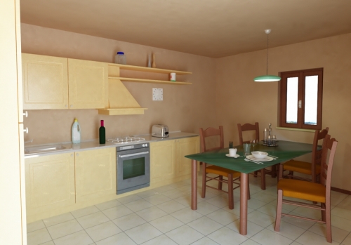 Esempio di arredo fotorealistico