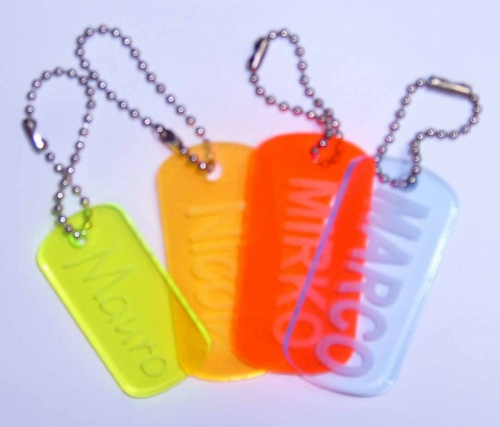 piastrine nomi fluorescenti plexiglas