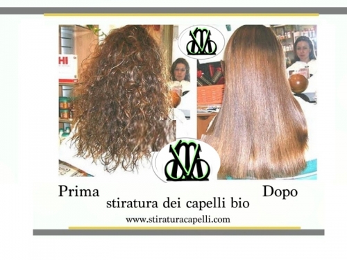 Stiratura dei capelli bio