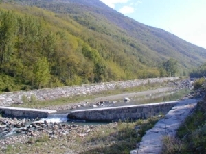 Progettazione e realizzazione di argine e briglie, Comune di Tirano