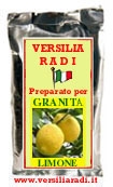 Busta preparato per granita limone