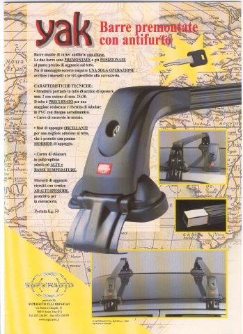 Barra design portatutto per auto
