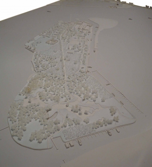 plastico scala 1:1000 in cartoncino multistrato bianco