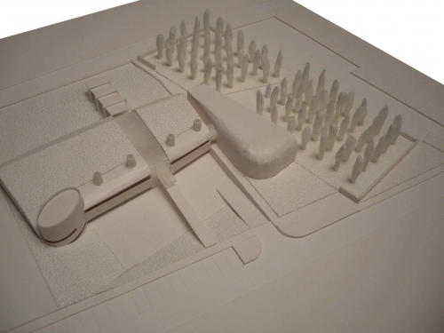 plastico scala 1:500 in cartoncino multistrato e policarbonato