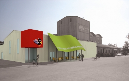 Studio architettura e ingegneria Negozi Merlo Nero