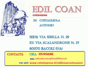 imprese edili, ristrutturazioni, costruzioni EDIL COAN COSTRUZIONI