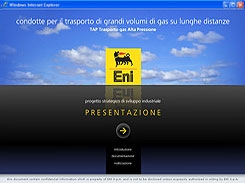 Presentazione multimediale progetto ENI