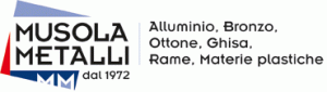 Vendita alluminio, rame, bronzo, ottone, ghisa e materie plastiche MUSOLA METALLI SRL