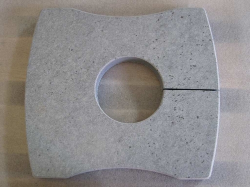STUFE IN SERPENTINO. Particolare di inserto
