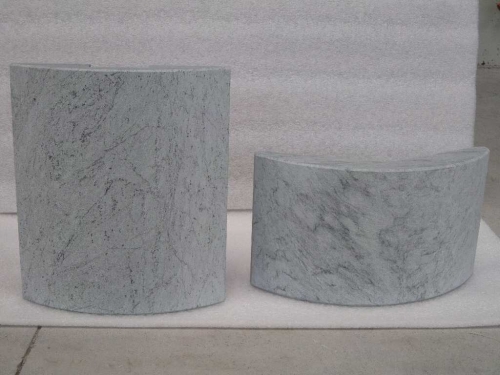 STUFE IN SERPENTINO. Particolare di inserto