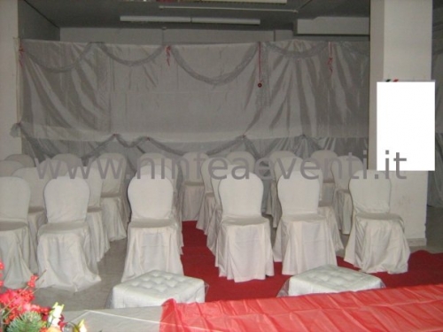 allestimento matrimonio in tema natalizio...