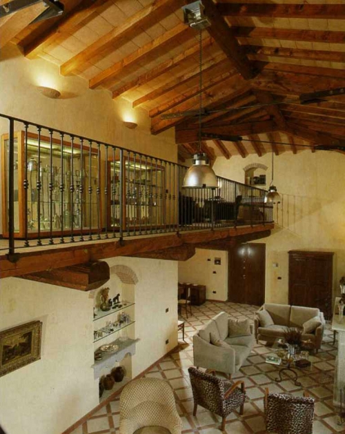 ristrutturazione casale fine 800 particolare soppalco