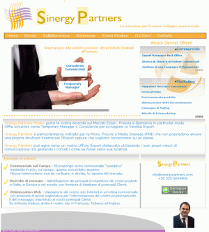 Sinergy Partners:Temporary / Consulente / Outsourcing  per lo Sviluppo Commerciale Export SINERGY PARTNERS