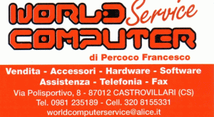 assistenza, vendita pc, hardware, software, telefonia WORLD COMPUTER SERVICE DI PERCOCO FRANCESCO