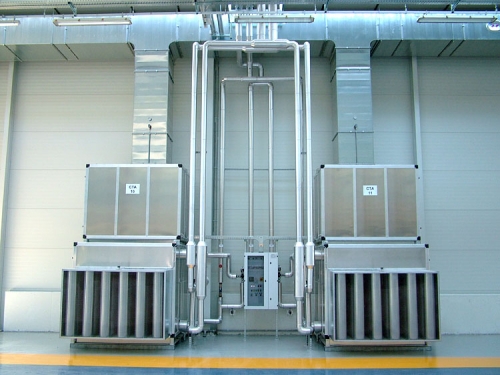 Impianto di trattamento aria e ventilazione