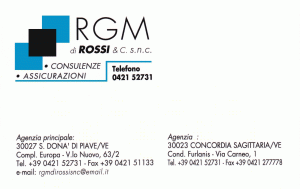 assicurazioni, consulenze, investimenti RGM DI ROSSI M & C SNC
