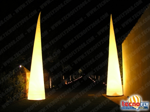 Coni gonfiabili luminosi