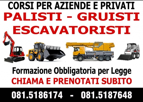 Formazione Operatori Pale Meccaniche Gru Escavatori