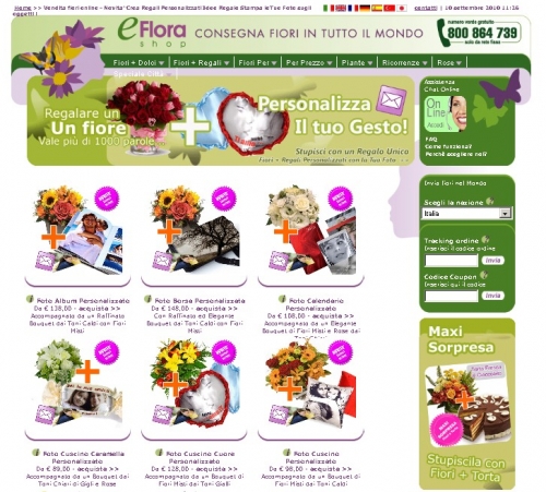 spedire fiori con regali