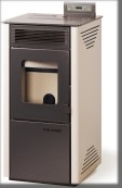 Stufa a pellet Modello Sirio Ideale per riscaldare superfici di 90 mq