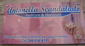 pedicure, infermiera professionale ANTONELLA SCANDALIATO