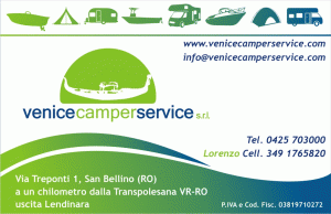 barche, camper, campeggio VENICE CAMPER SERVICE SRL